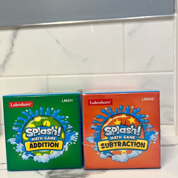 Splash! Grade 1-2 New/Open box Math‎ Game Set - Addition & Subtraction - Picture 6 of 7